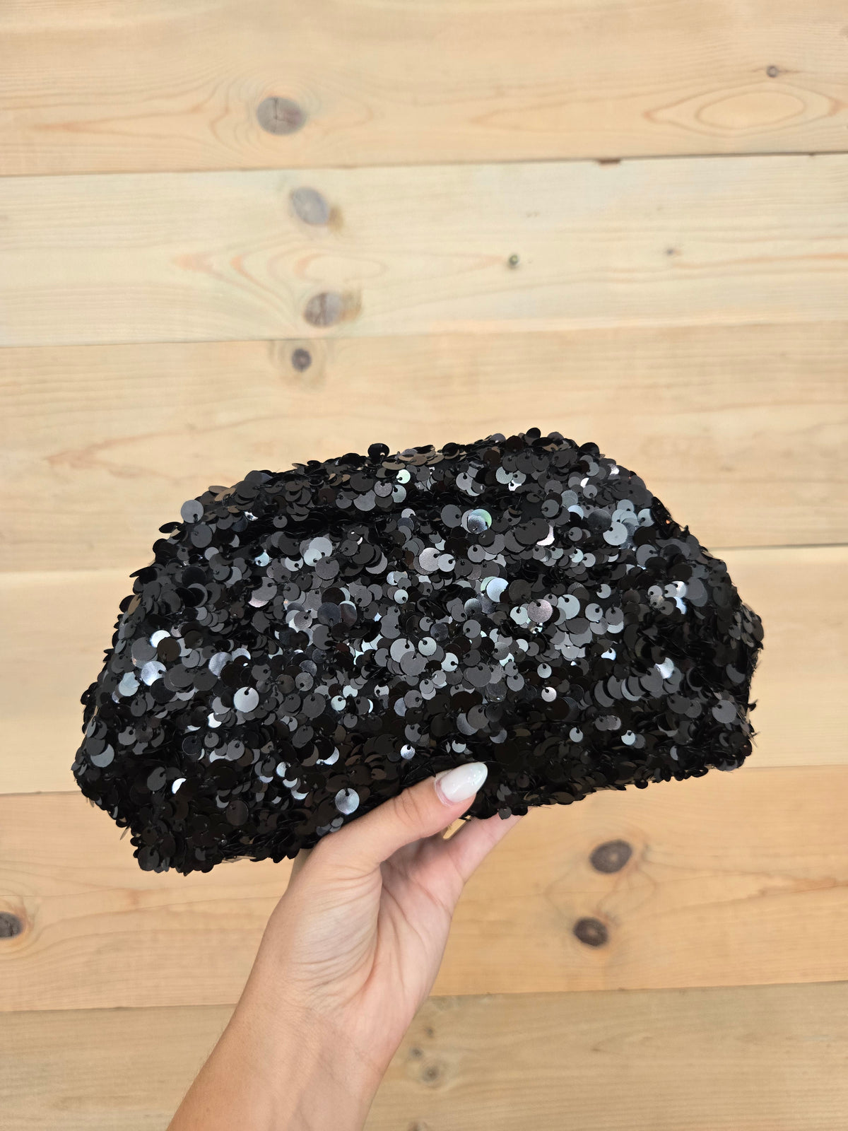 Kiki Sequin Clutch