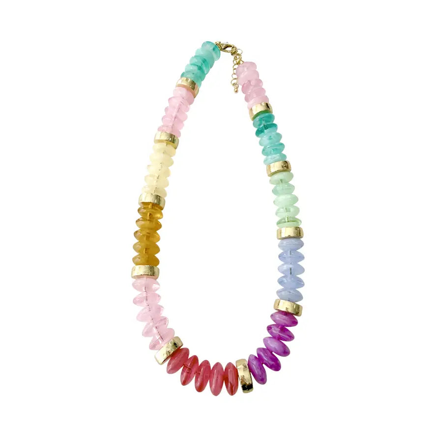 Calloway Beaded Disc Necklace