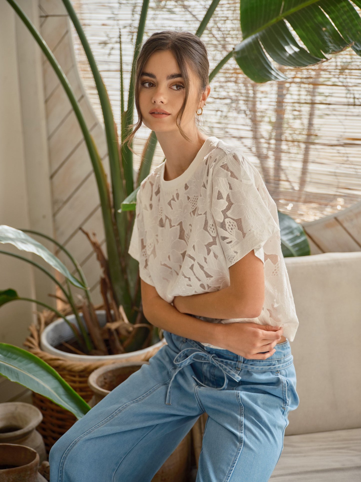 PRE:ORDER: Bay Lace Tee ETA 6-17-26