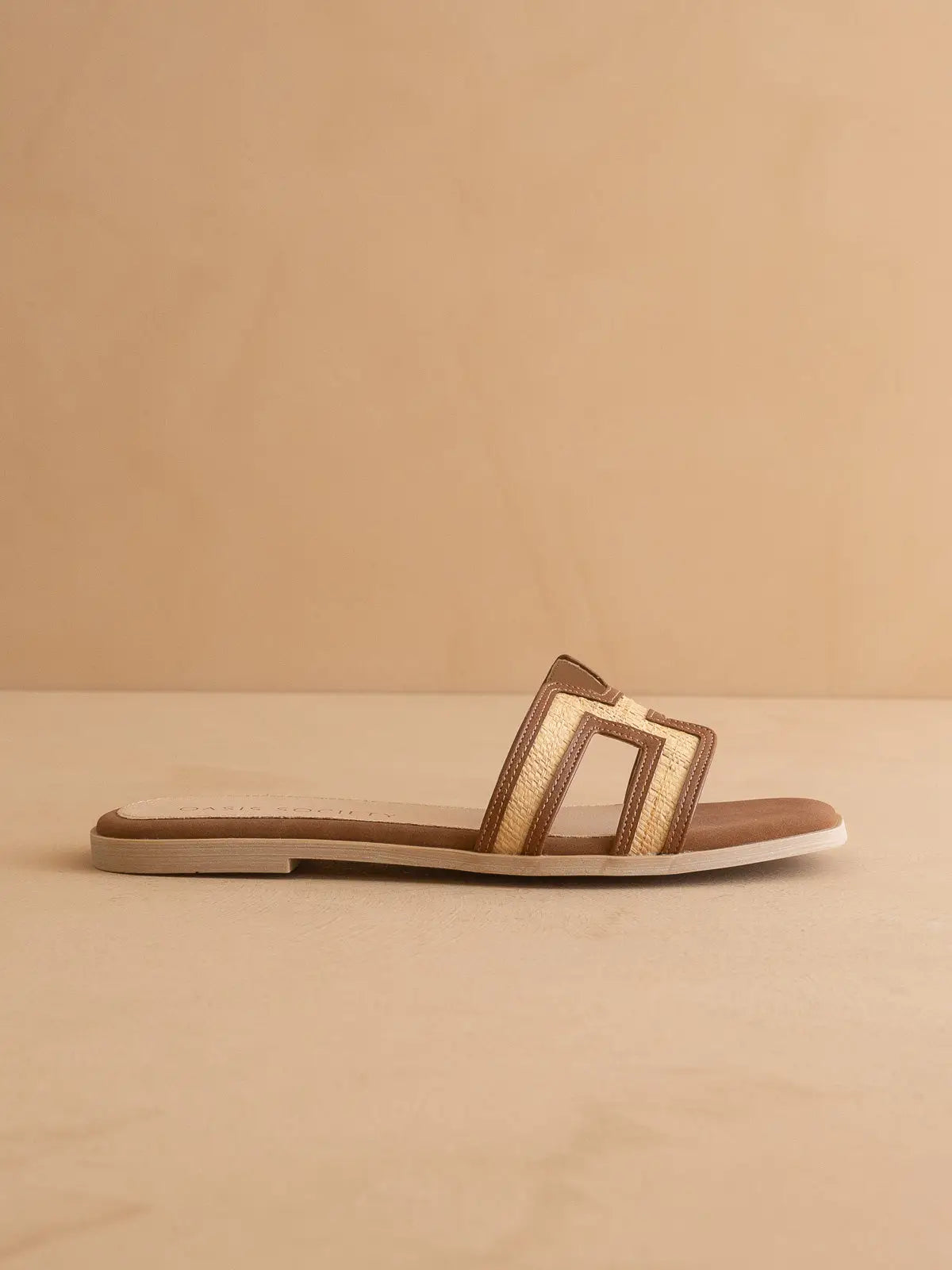 Ena Raffia Slides