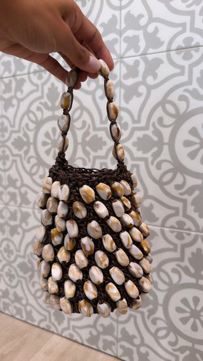 Leilani Beaded Bucket Bag