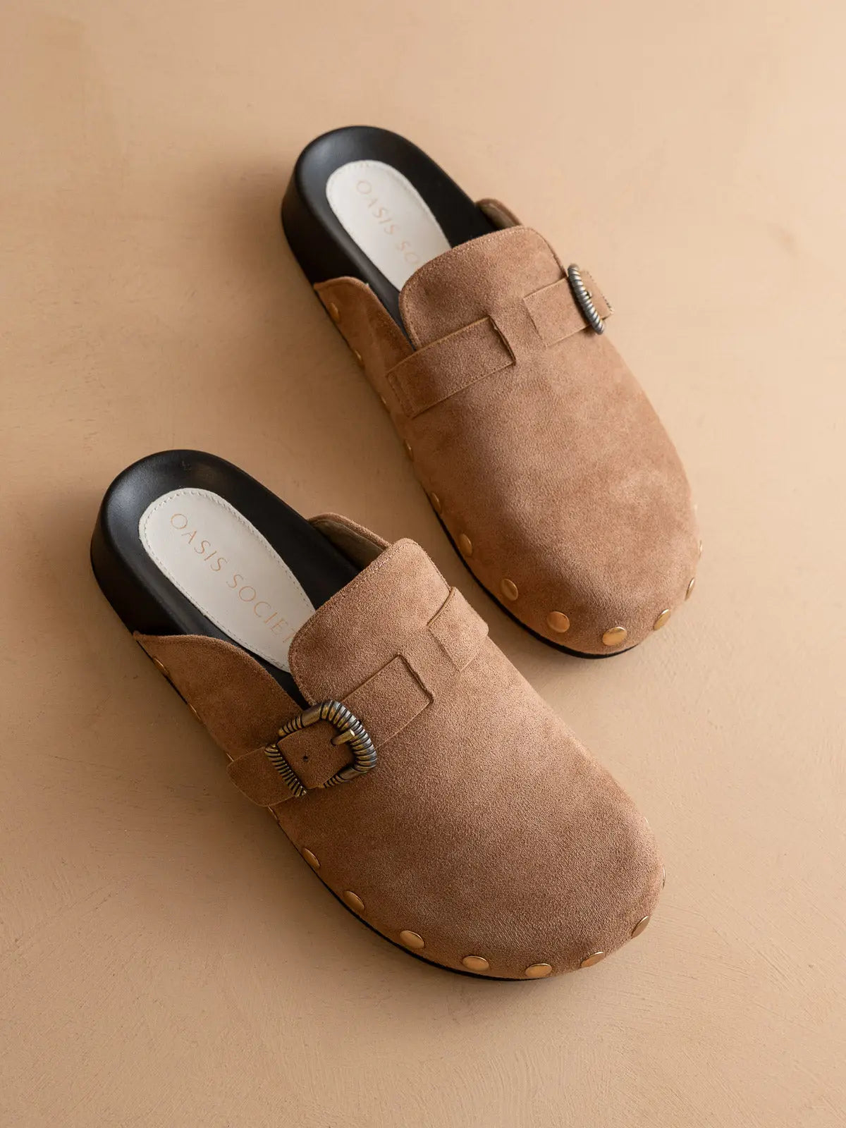 Toni Studded Buckle Clog