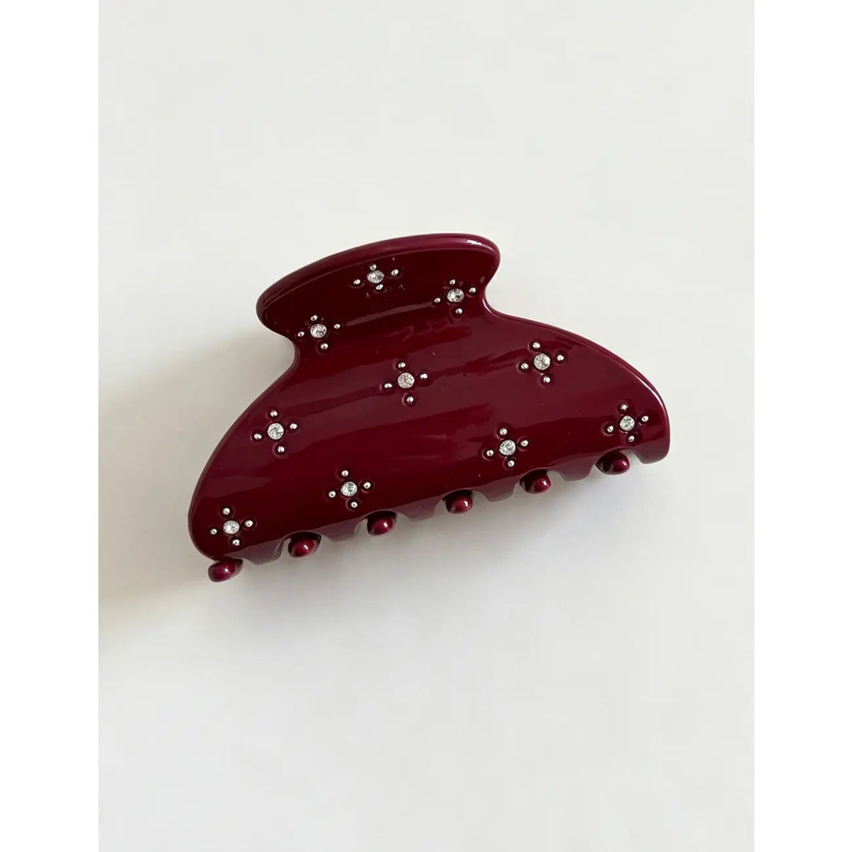 Ruby Rhinestoned Clip