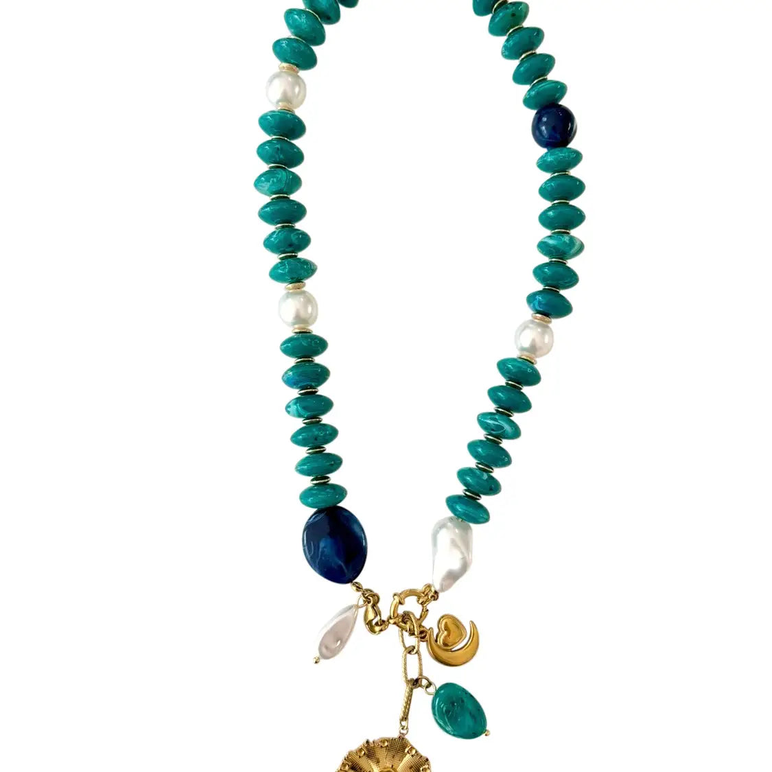 Fripp Chunky Charmed Necklace