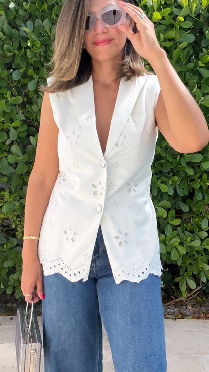 Evelyn Vest Top