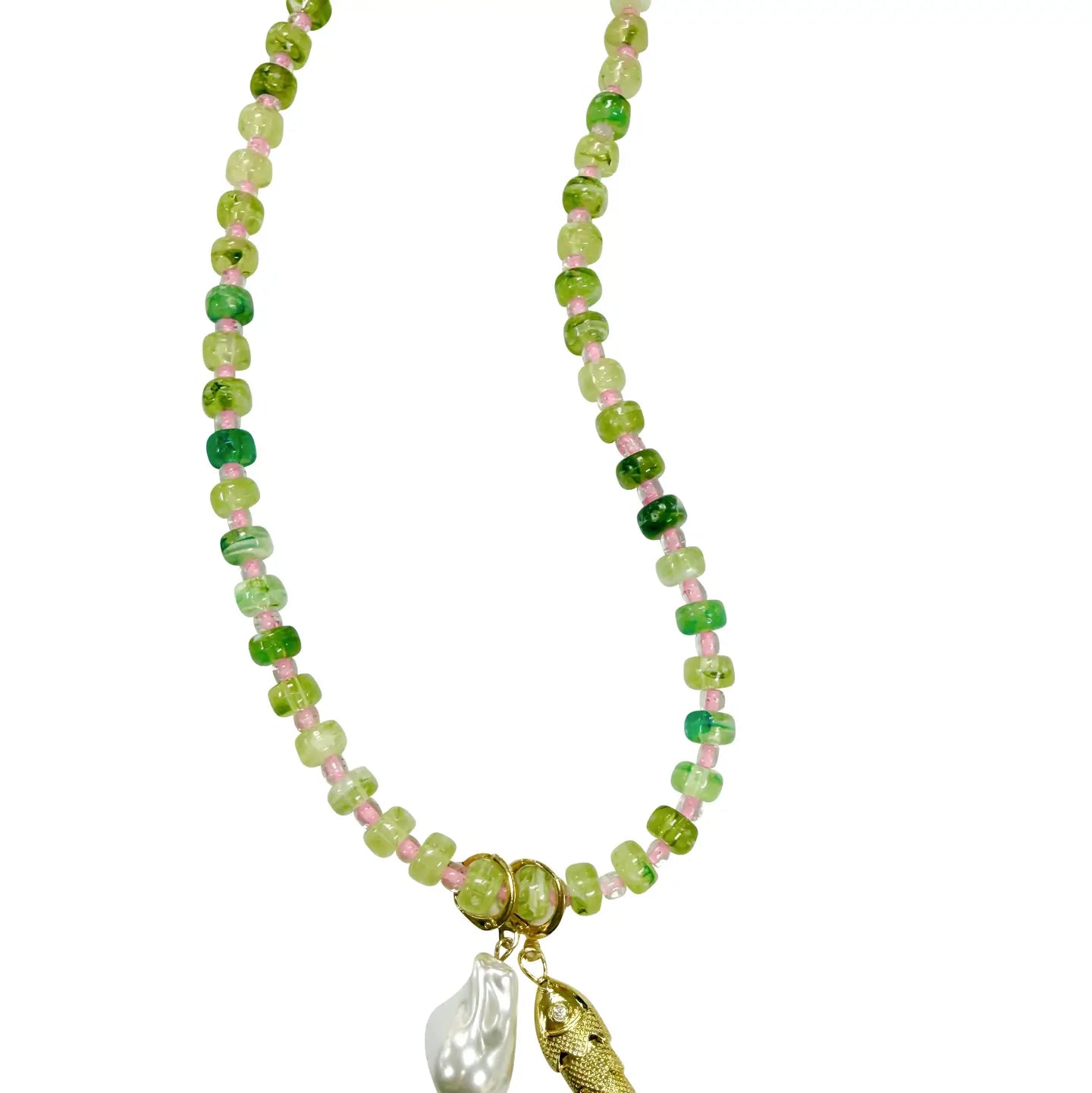 Jaxson Beaded Fish Necklace