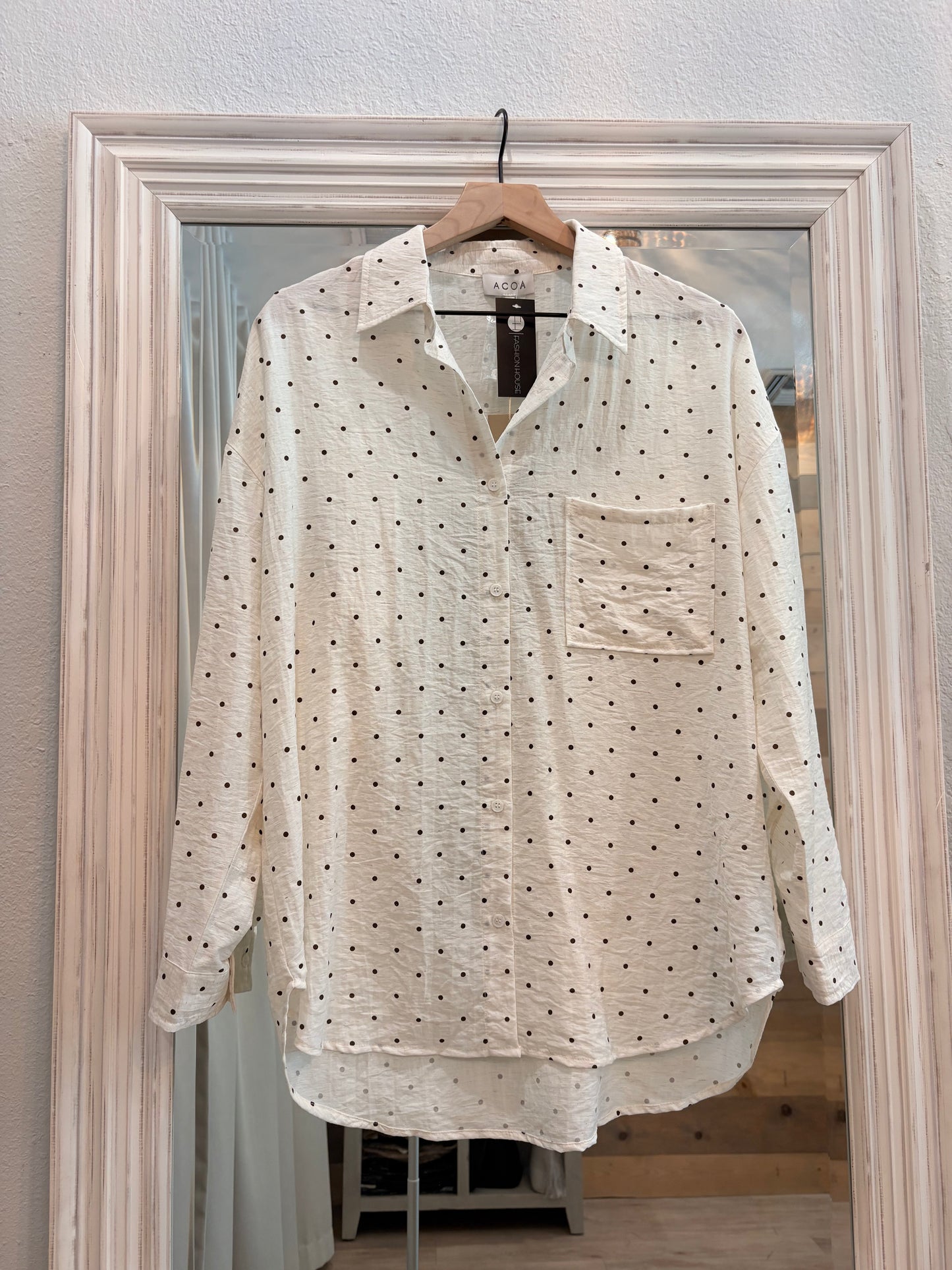 Noelle Button Down