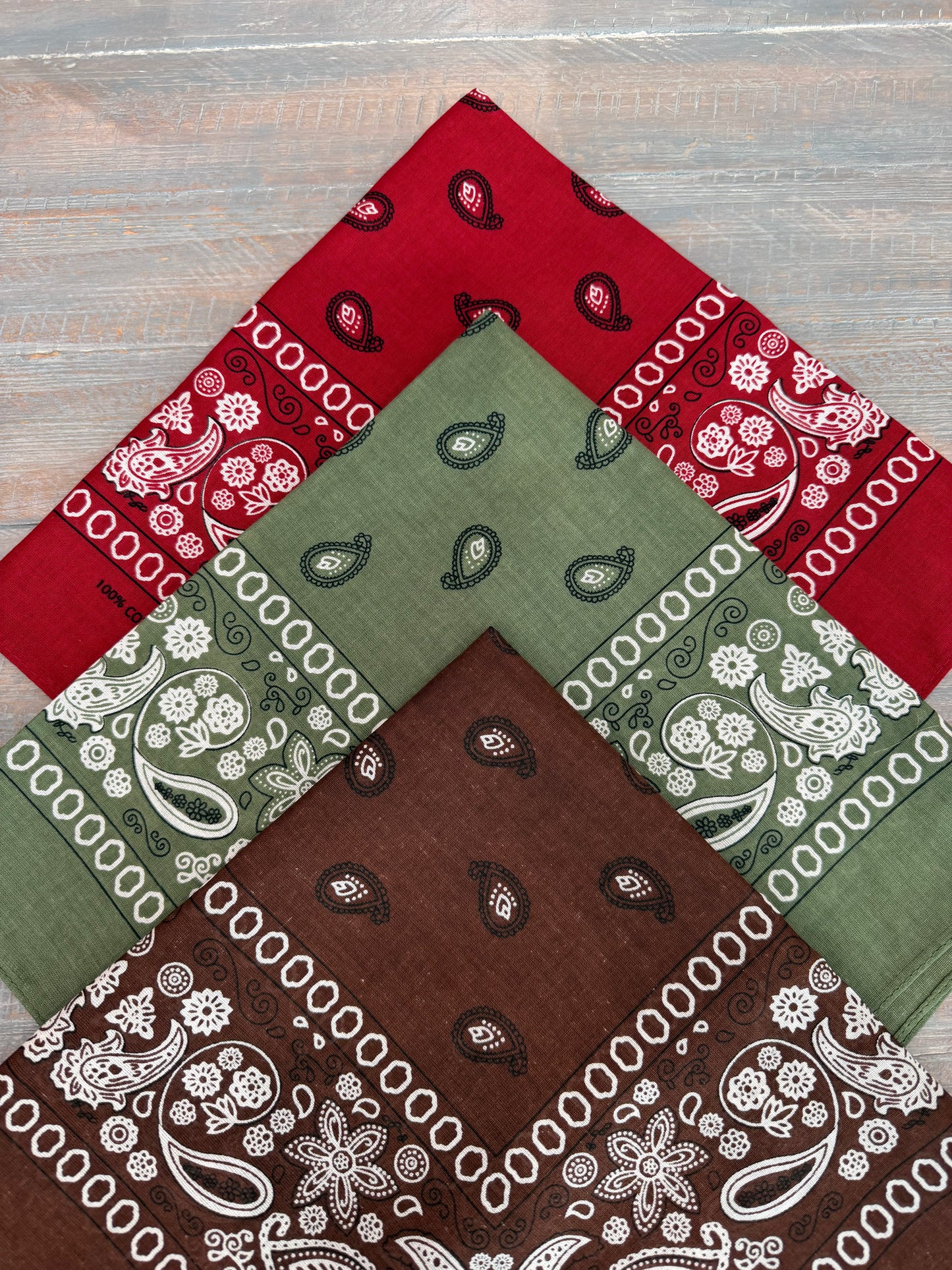 Squared Cotton Bandana