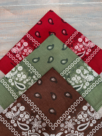 Squared Cotton Bandana
