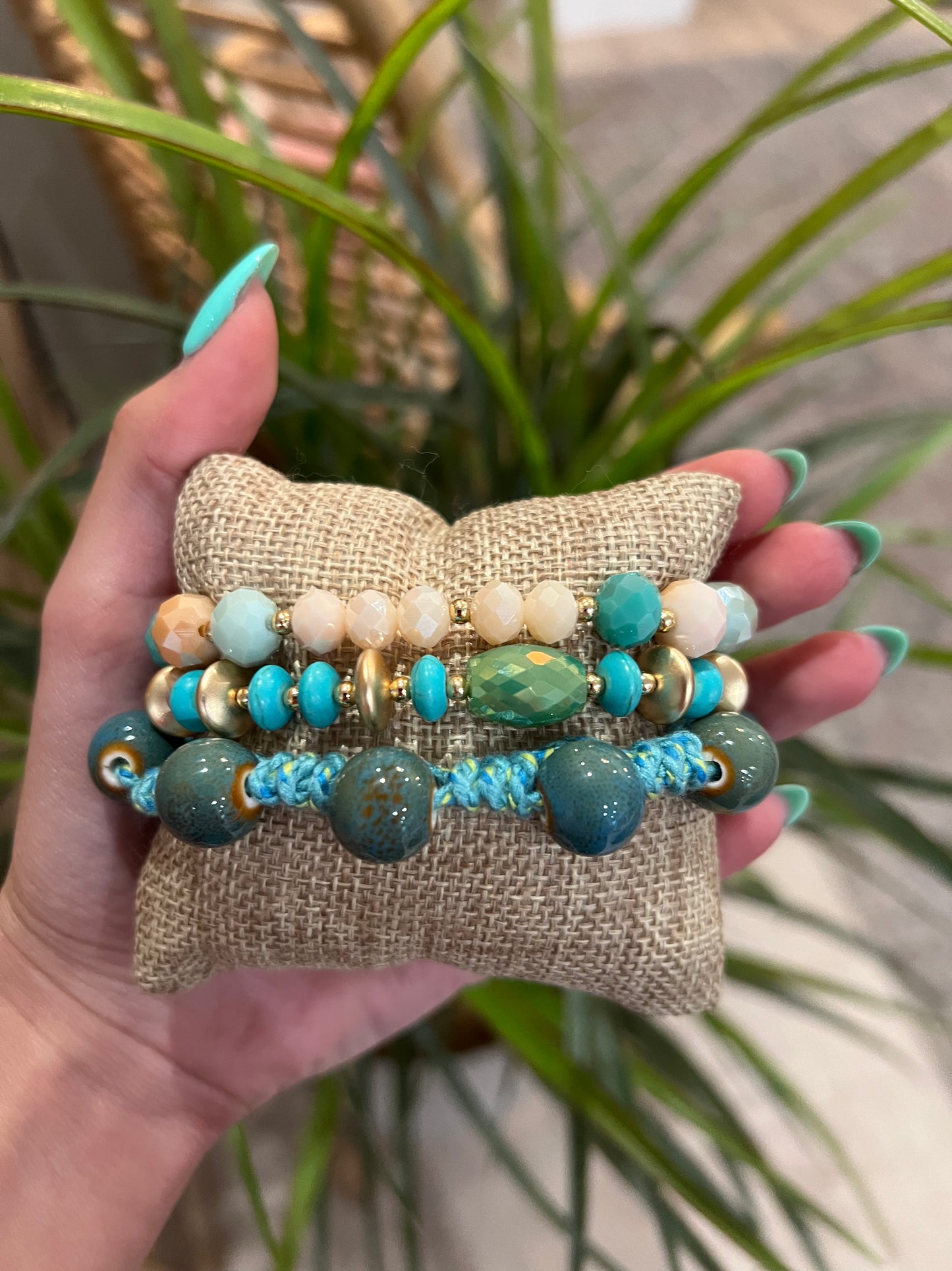 Turquoise Bracelet Set