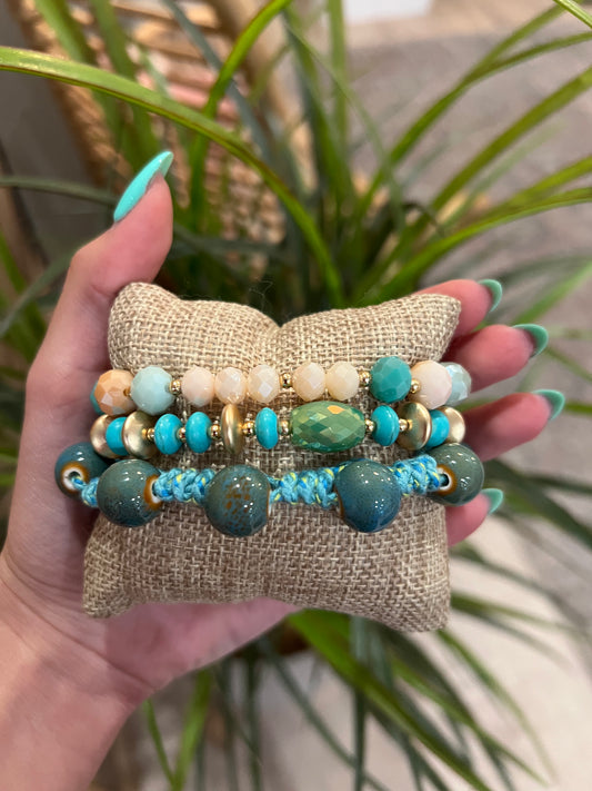 Turquoise Bracelet Set