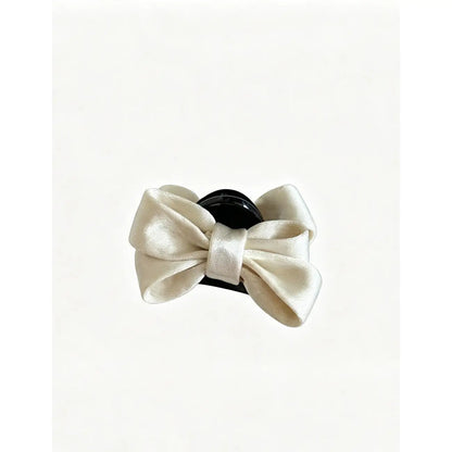 Mini Satin Bow Clip