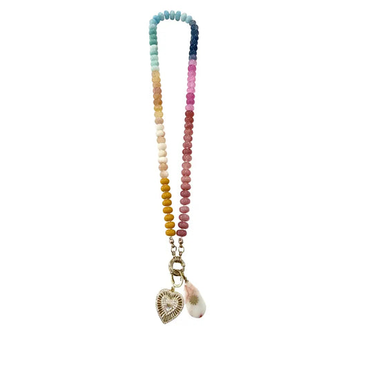 Olive Charmed Necklace