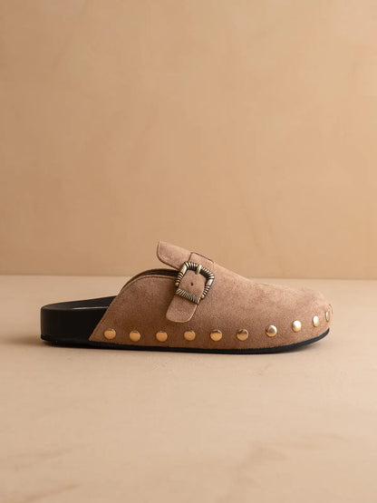 Toni Studded Buckle Clog