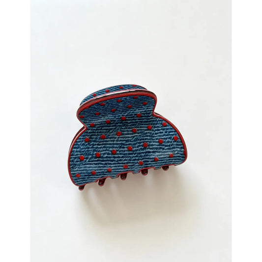 Denim Dots Clip