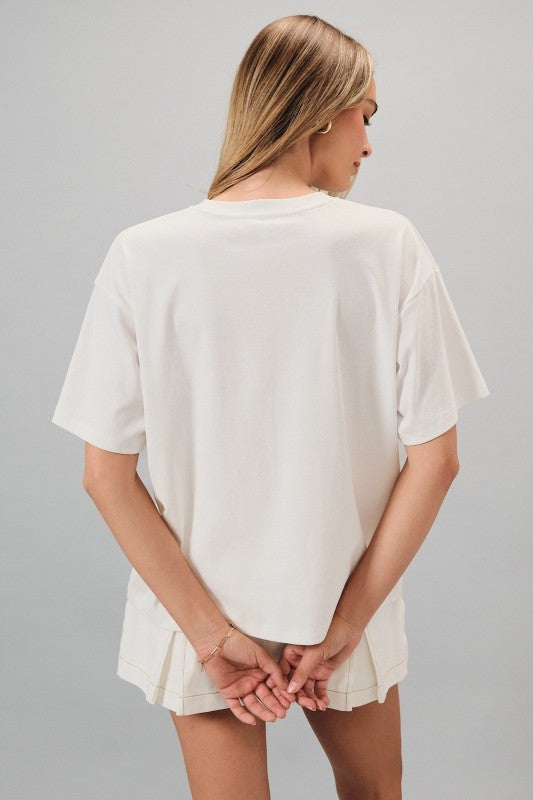 Olivia Beaded T-Shirt