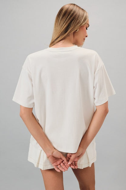 Olivia Beaded T-Shirt