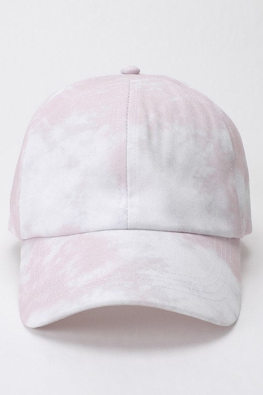 TIE-DYE CAP- DUSTY PINK