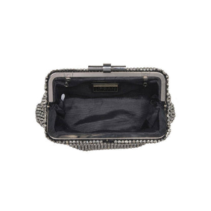 Delfina Evening Bag: Silver