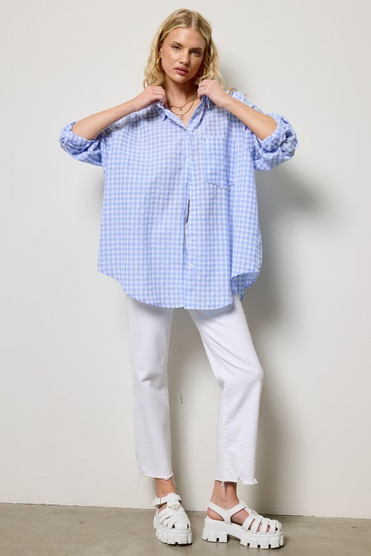Mayci Button Down