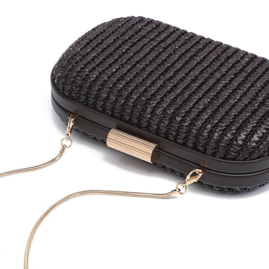 Alix Evening Bag: Chocolate