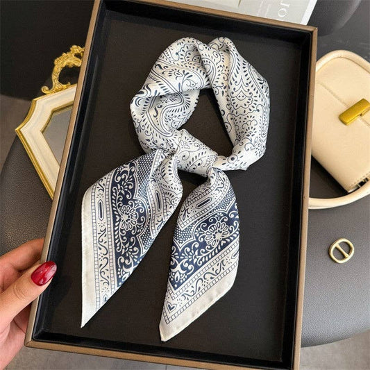 Square Scarf: White