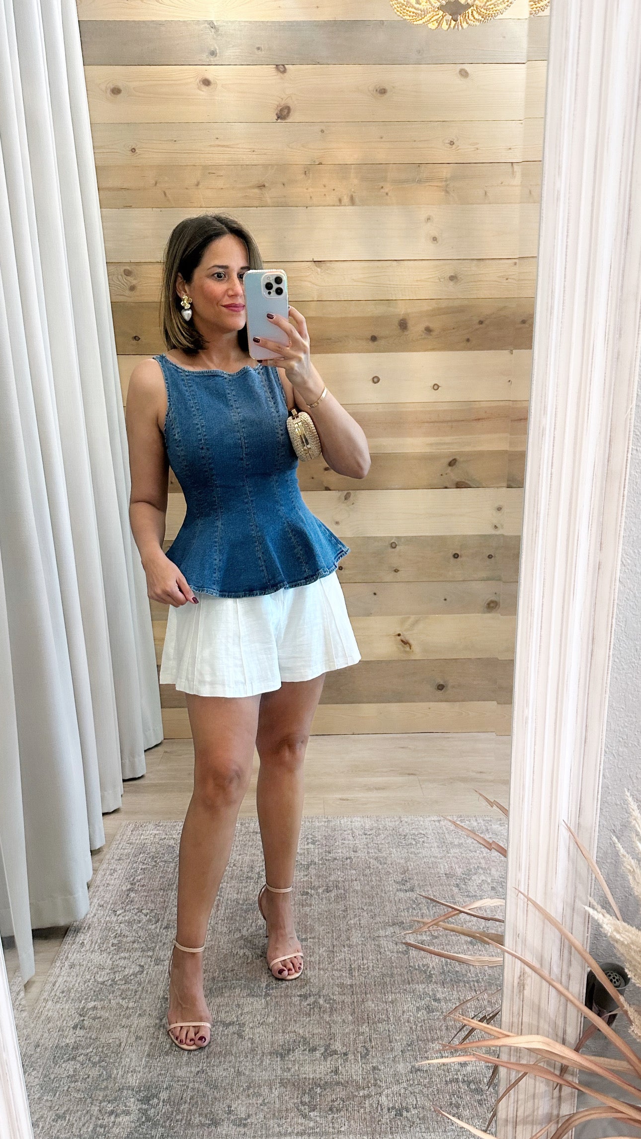 Arden Denim Top