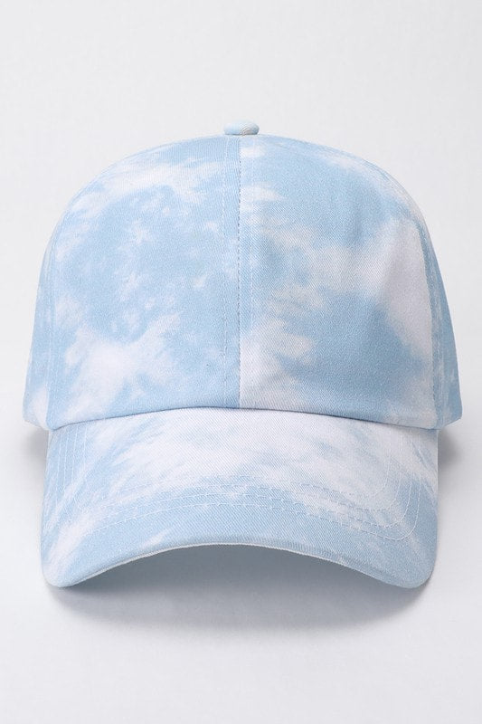 TIE-DYE CAP-DUSTY BLUE