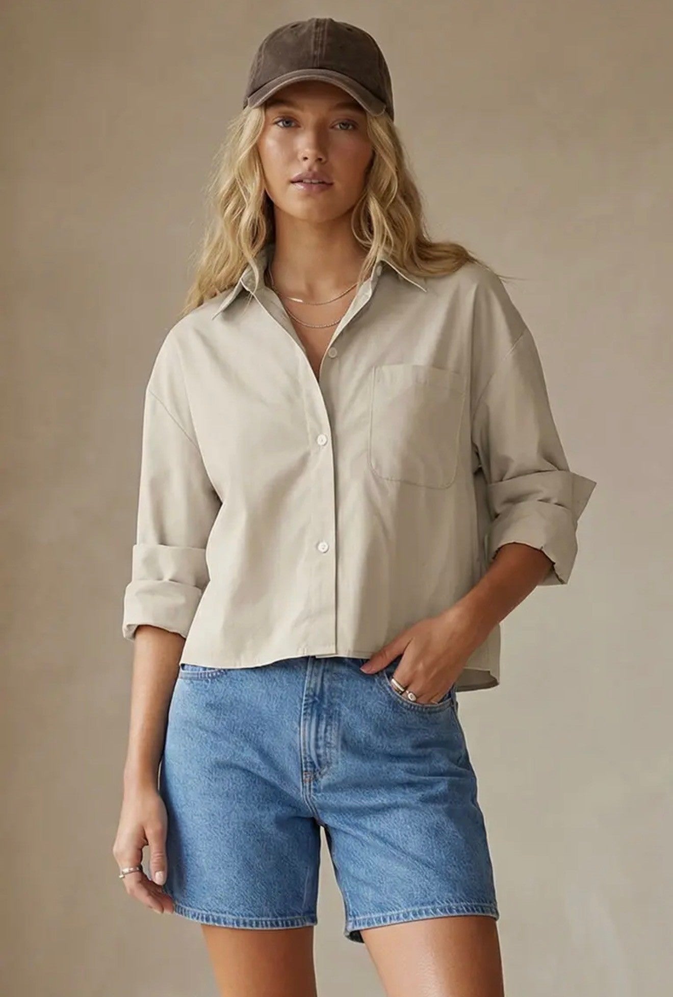 Nicole Button Down