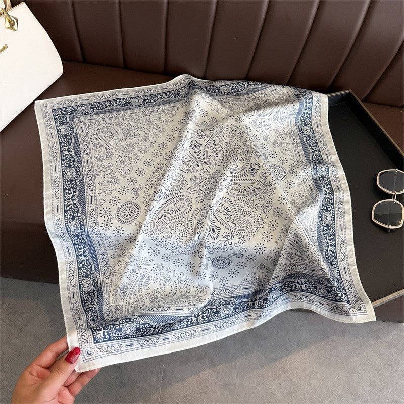 Square Scarf: White