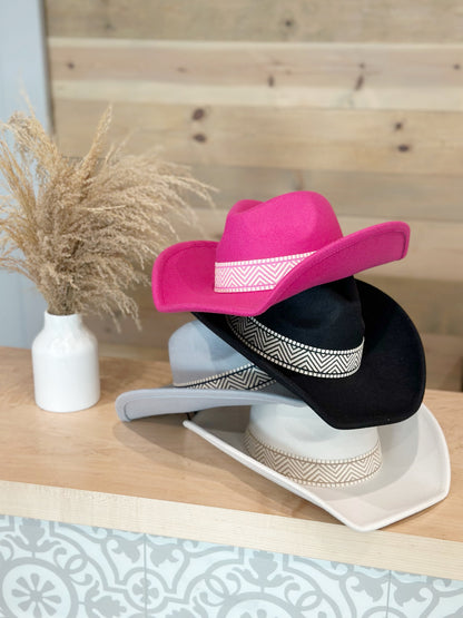 CALLIE TRIBAL BAND COWBOY HAT