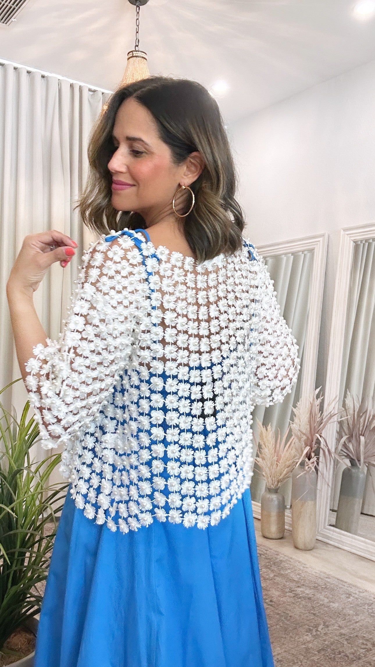 Josephine Pearled Cardi