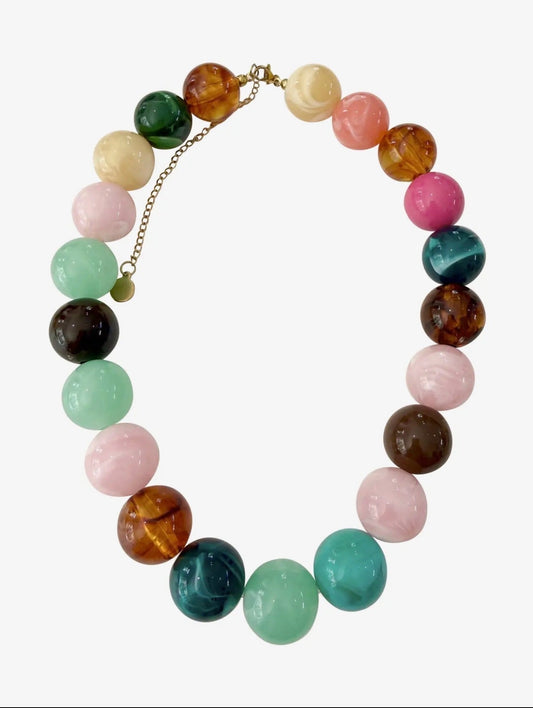 Dora Chunky Beaded Necklace