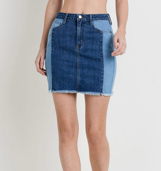 Adrianne Denim Skirt