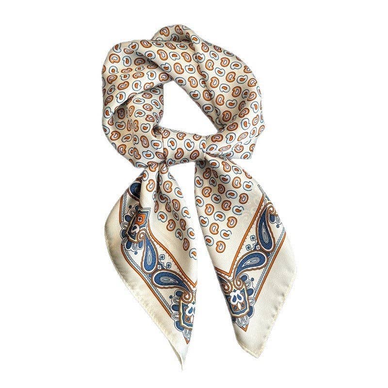 Square Scarf: Cream