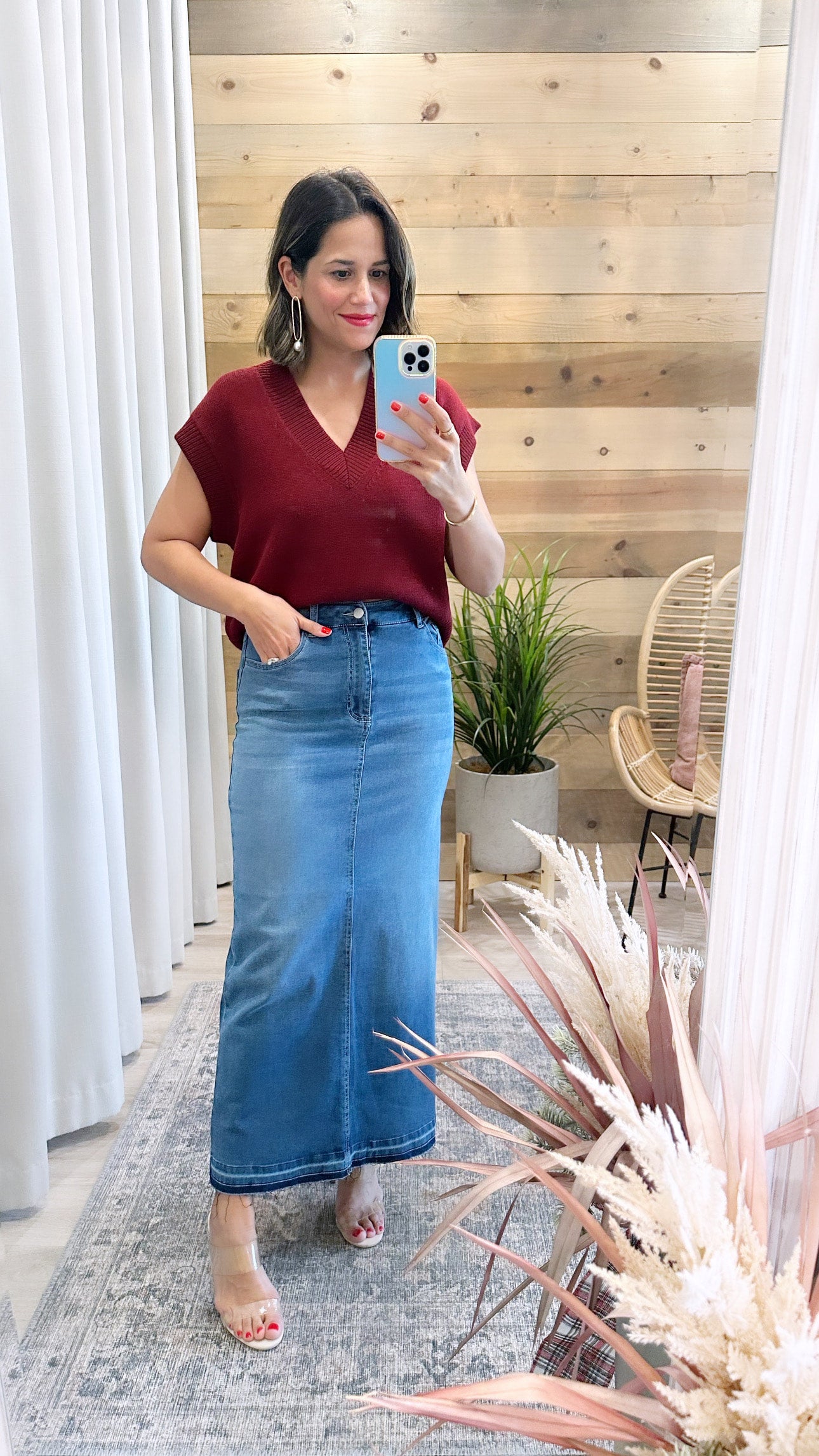 Katie Denim Skirt