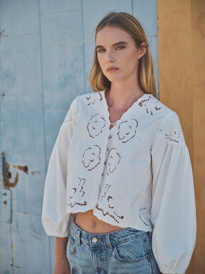 Callie Denim Top