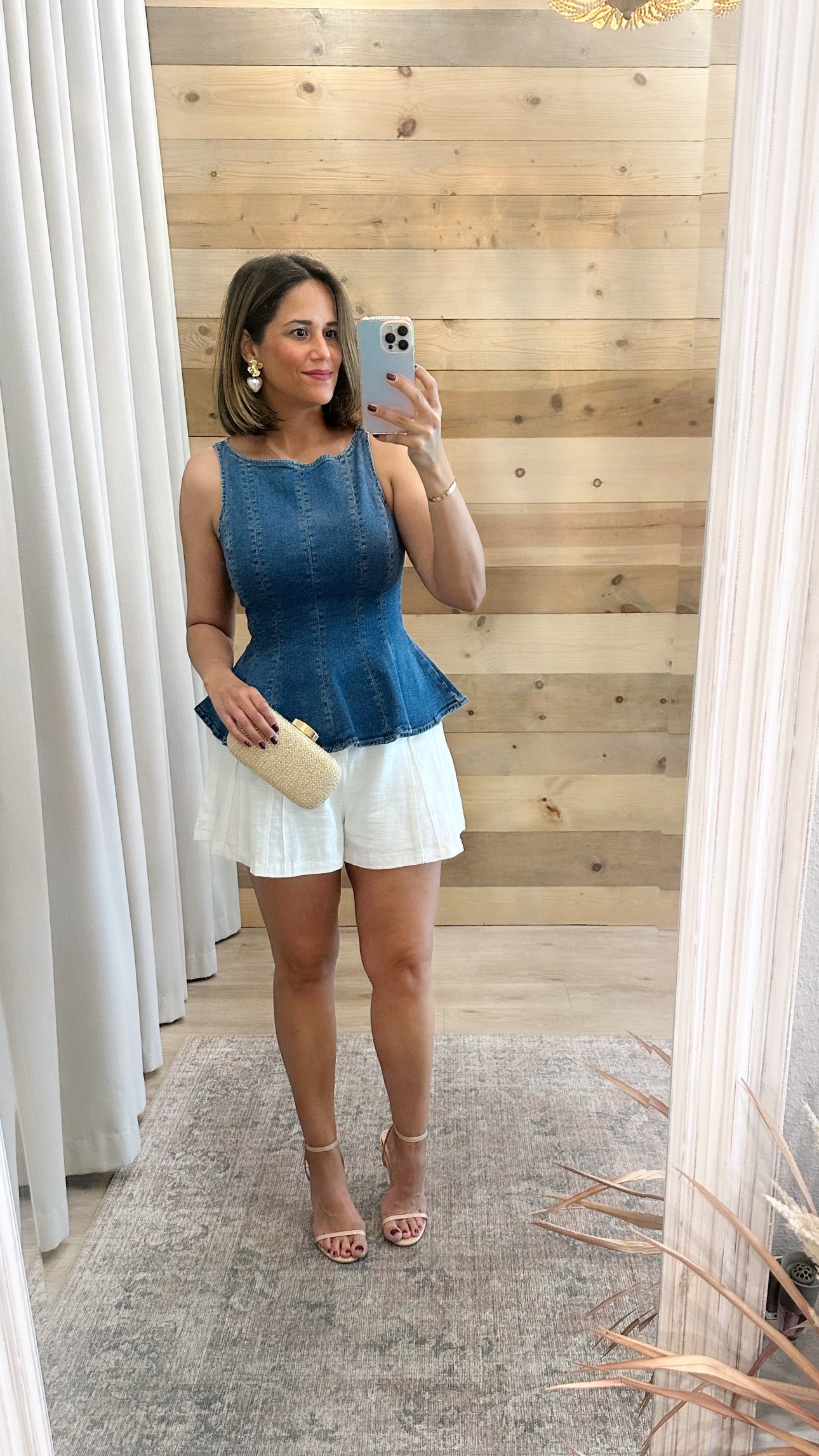 Arden Denim Top