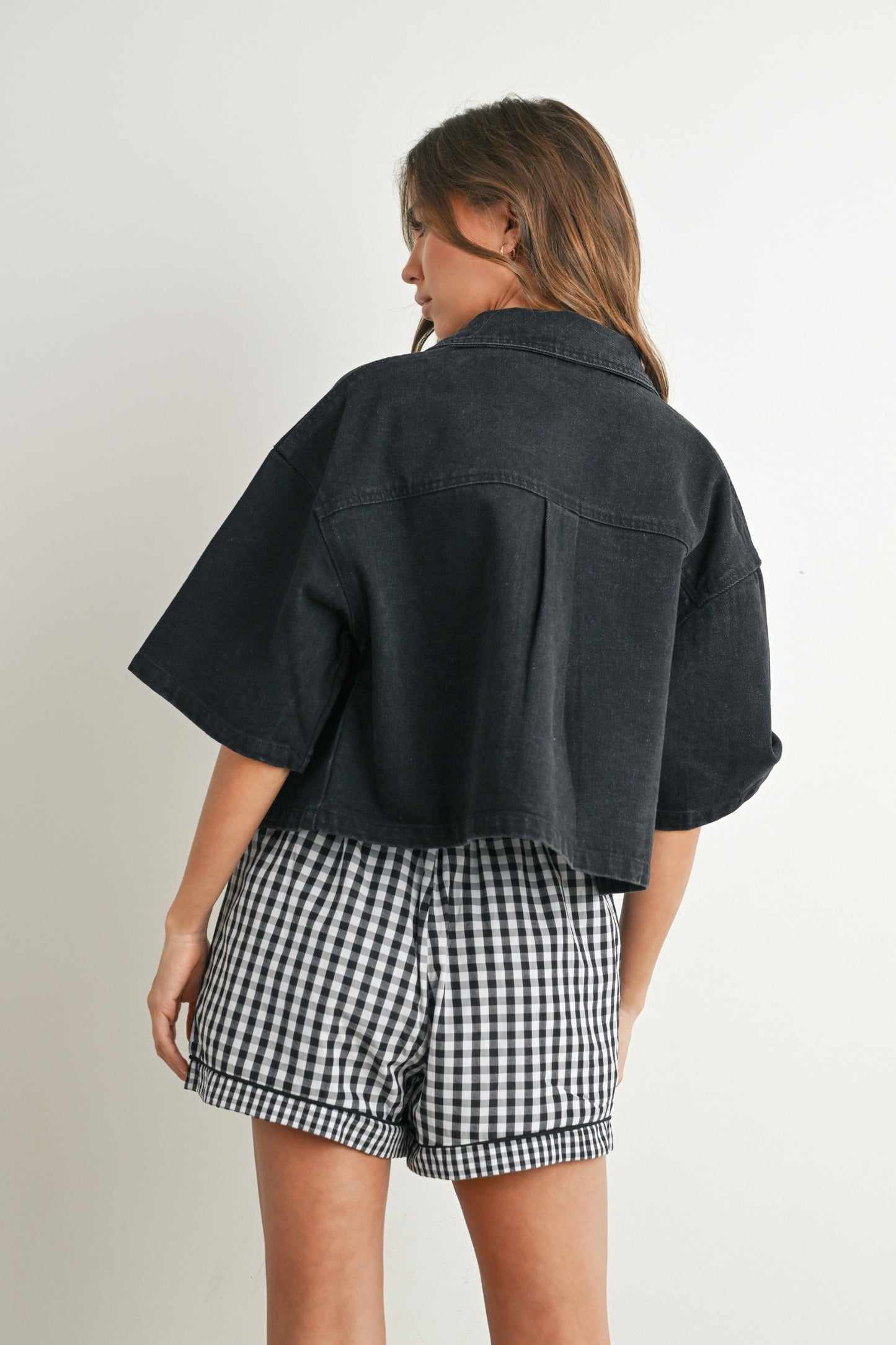 Hayden Cropped Denim Jacket