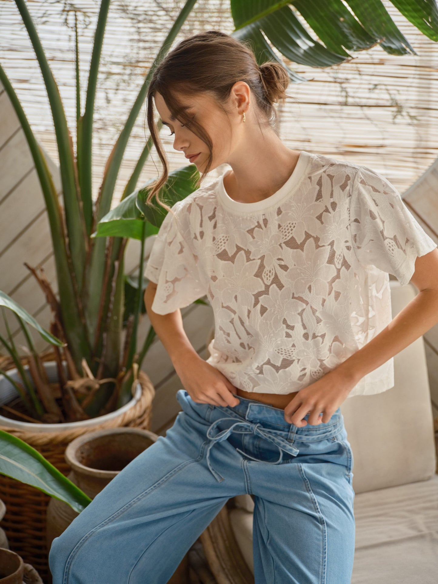 PRE:ORDER: Bay Lace Tee ETA 6-17-26
