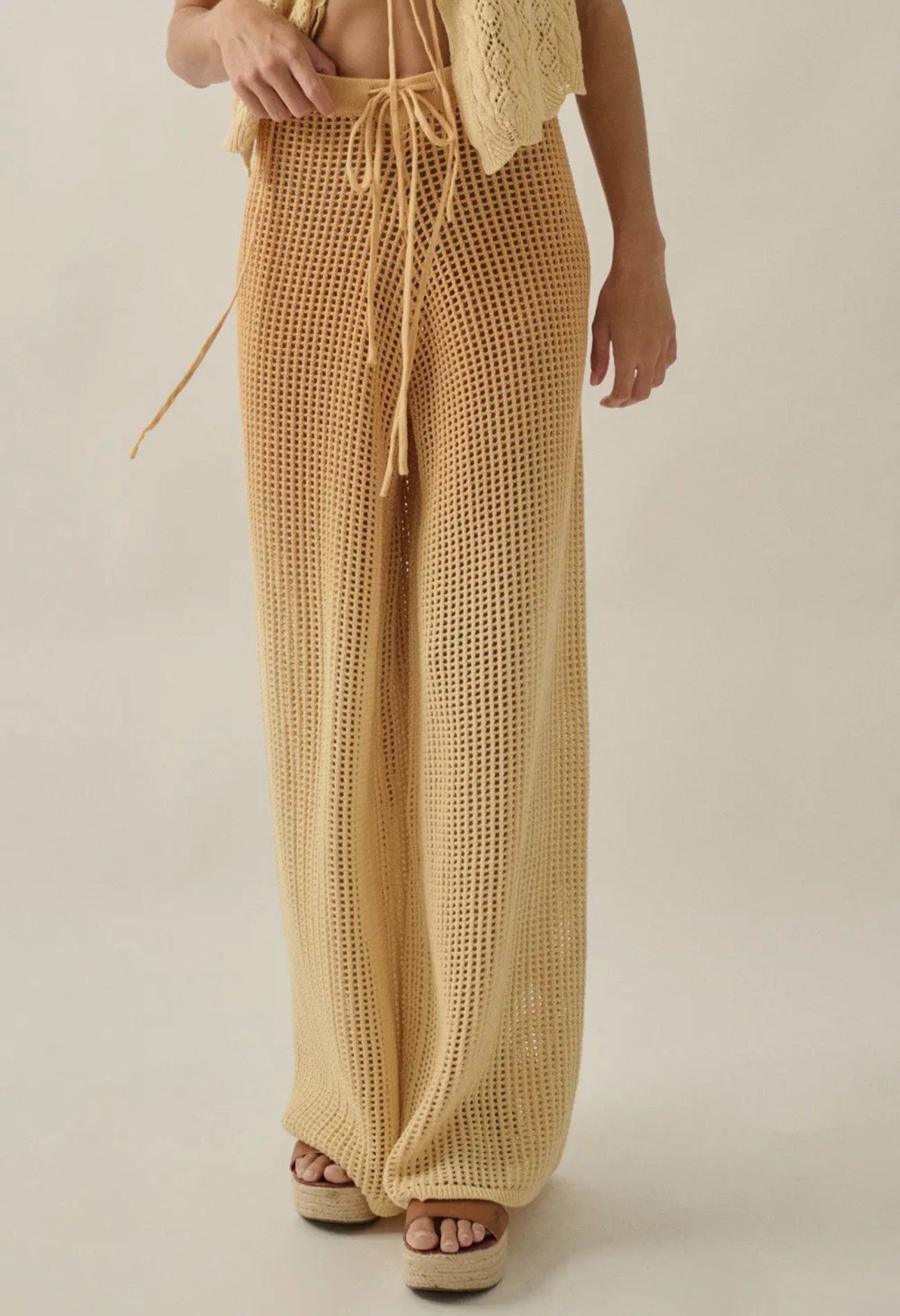Sunny Crochet Pants