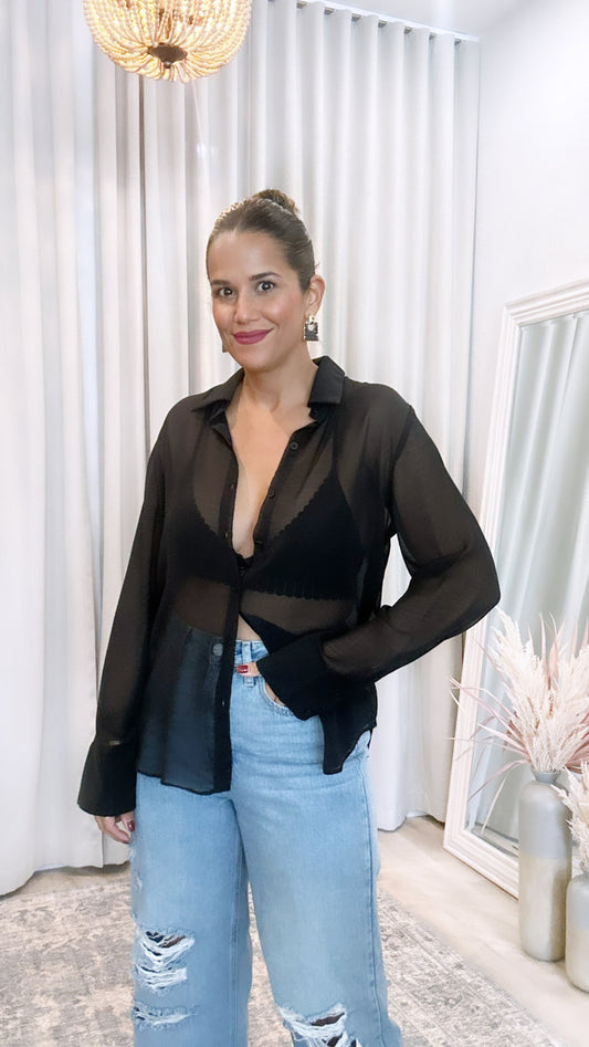 Sharon Sheer Blouse
