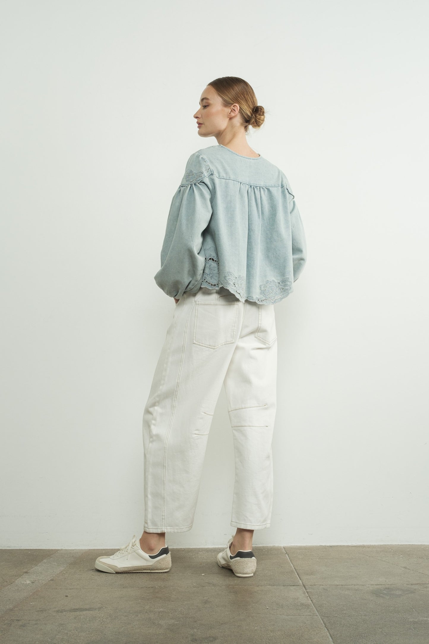 Callie Denim Top