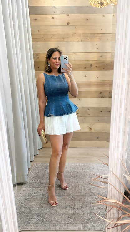 Arden Denim Top