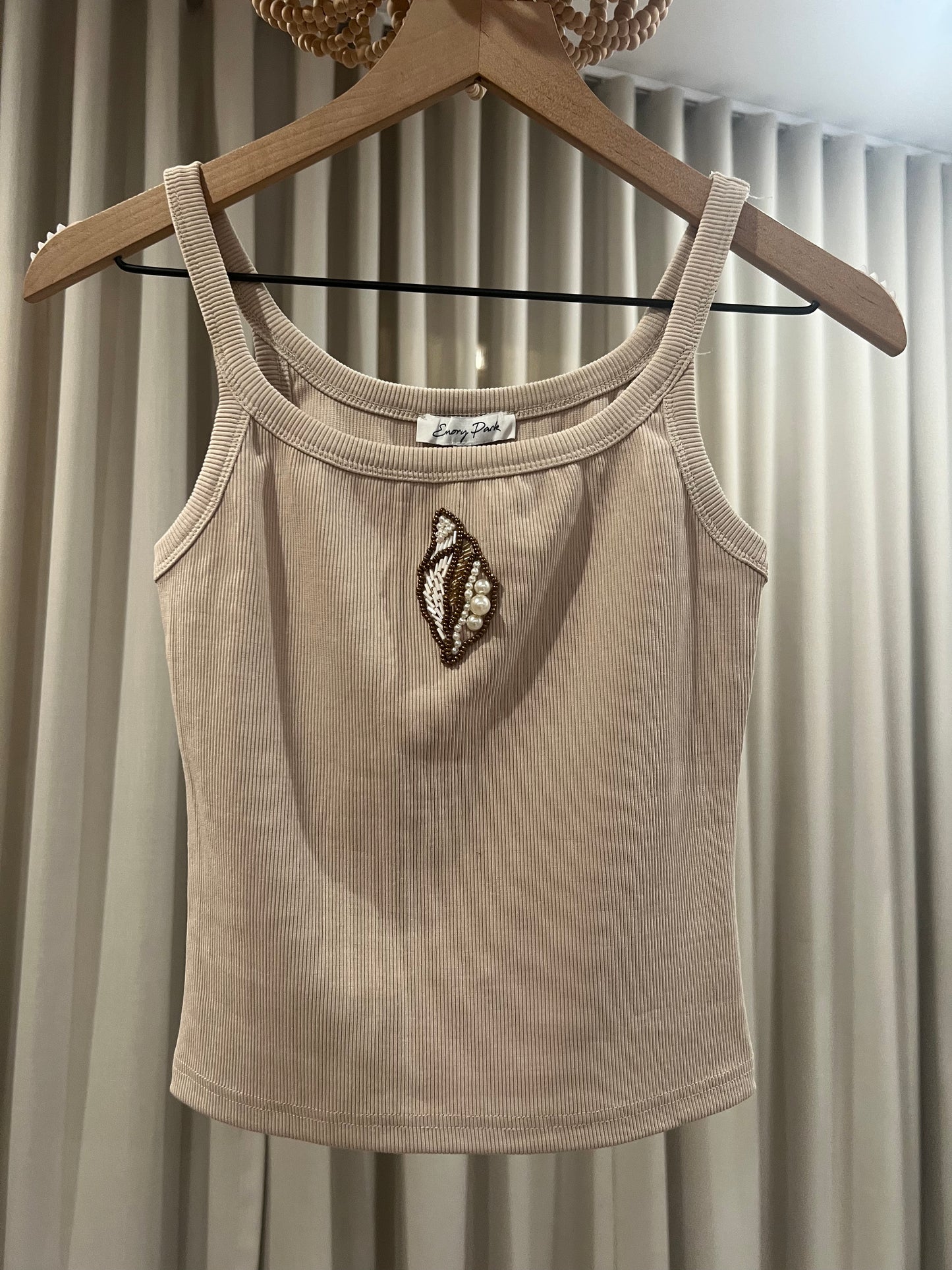 Seashell Beaded Tank
