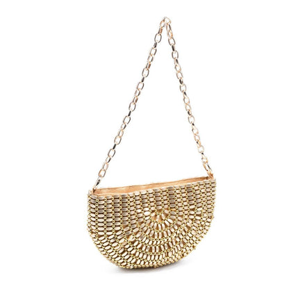 Rowan Evening Bag: Gold