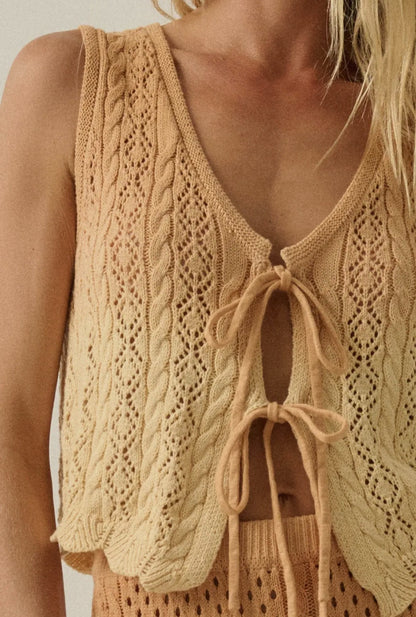 Sunny Crochet Top