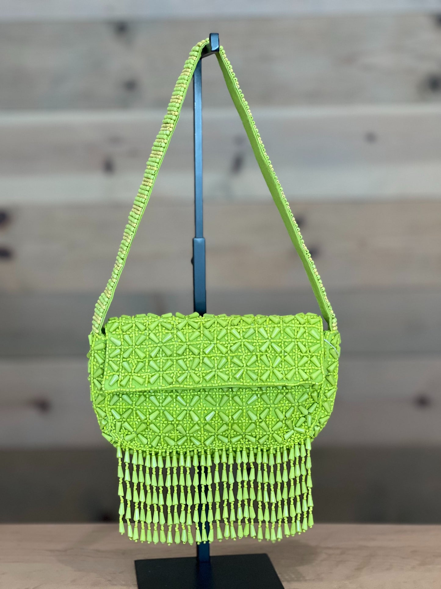 Liv Beaded Shoulder Bag