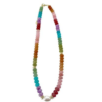 Karla Beaded Pearl Necklace